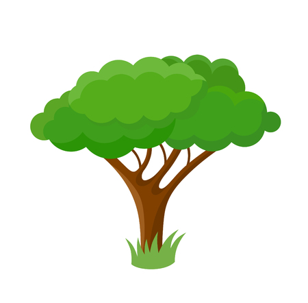 Decorative stylized tree for design architectural compositions, and other types of designのイラスト素材
