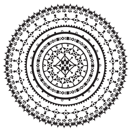 Geometric circle element made in vector. Perfect cards for any other kind of design. Raster illustrationの写真素材