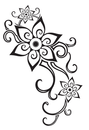 Element in free form made in vector. Perfect cards for any other kind of design. Raster illustrationの写真素材