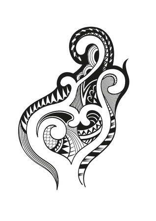 Element in free form made in vector. Perfect cards for any other kind of design. Raster illustrationの写真素材