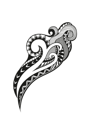 Element in free form made in vector. Perfect cards for any other kind of design. Raster illustrationの写真素材