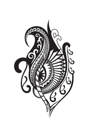 Element in free form made in vector. Perfect cards for any other kind of design. Raster illustrationの写真素材