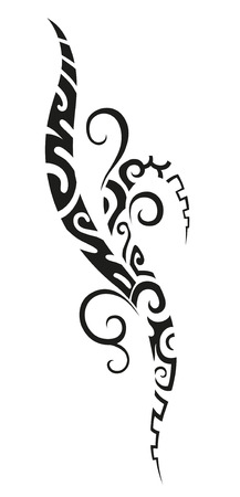 Element in free form made in vector. Perfect cards for any other kind of design. Raster illustrationの写真素材