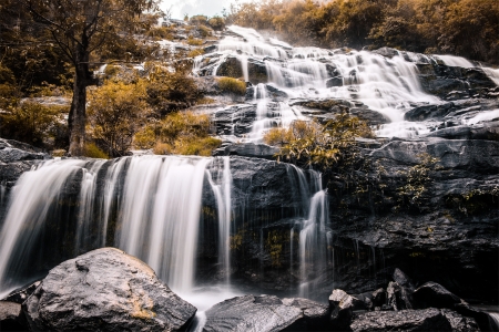 Mea Ya water fall thailandの写真素材