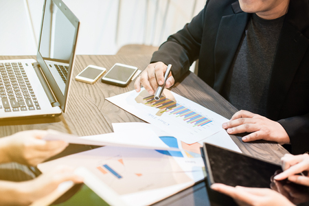 Business people meeting They are discussing their work.の写真素材