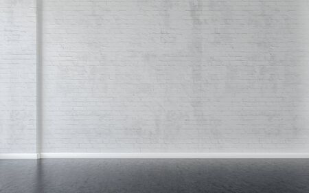 Empty room interior background. 3d renderingの写真素材