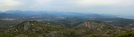 View from the top of Mount Montgo, Denia, Spainの写真素材