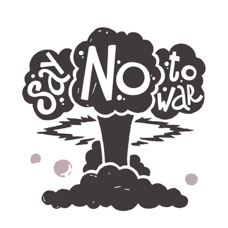 Big collection military bombardment elements. Grunge weapon and military actions items on the theme of war for stickers, backgrounds, t-shirt prints. Aggression and military attack. Vector hand drawn.のイラスト素材