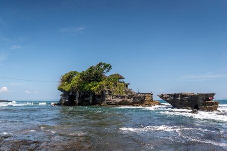 Tanah Lot temple Baliの写真素材