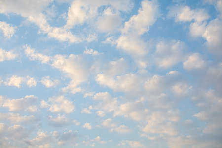 Clouds in sky at twilight in soft tone