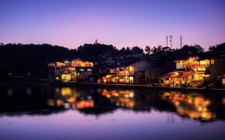 Pilok is probably derived from the Thai word phi lok fear of ghosts, and name of the village I-tong original from Myanmar. A new tourist destination. Thong Pha Phum Kanchanaburi, Thailand. Nov 3, 2018.のeditorial素材