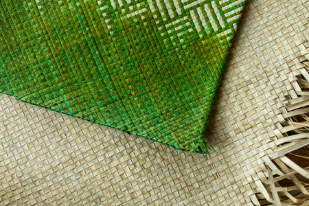 Toei Panan, leaves used to weave utensils such as bags, baskets of Trang Province Southern Thailand.の写真素材