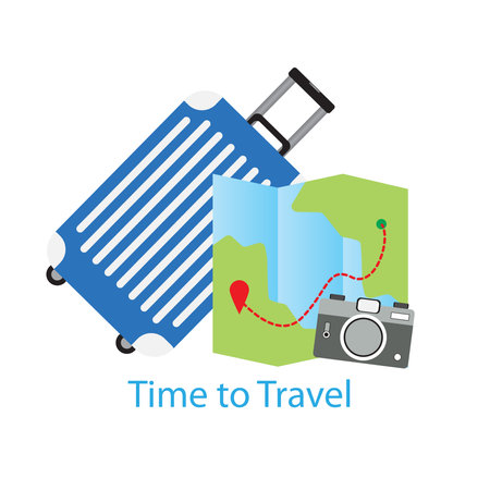 Travel agency or Travel equipment.のイラスト素材