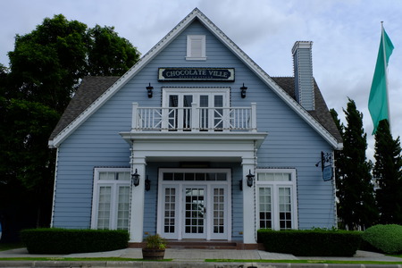 restaurant in Bangkok ; chocolate villeのeditorial素材