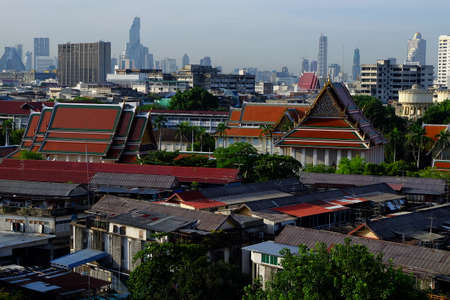 Wat Saket, Bangkok Thailandの写真素材