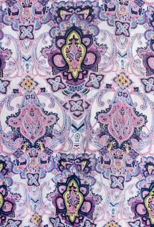 purple pink paisley