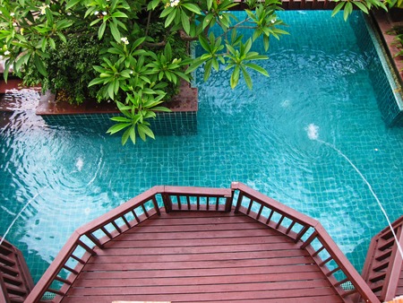 swimming pool terrace