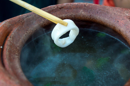 Hot pot, Shabu Thai style.の写真素材