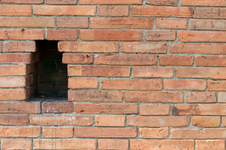 Old brick wallの写真素材
