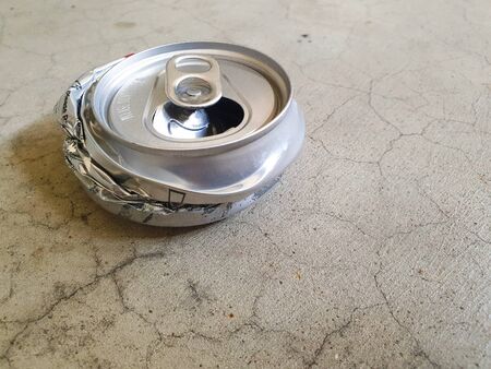 destroy can for reduce space to put in garbage
