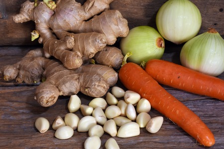 Fresh vegetable supply from market.の写真素材