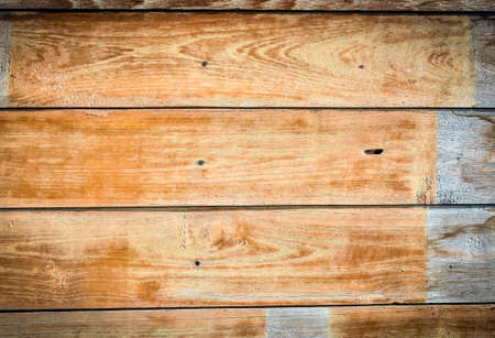 Vintage teak wood wall textureの写真素材