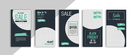 Minimal modern cover design. Dynamic colorful gradients. Future geometric patterns. Blue, pink, yellow, green, orange, purple placard poster template.のイラスト素材