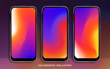 Editable story mockup templates for smartphone vector design.のイラスト素材