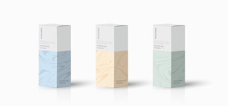 Box, packaging template for product vector design illustration.のイラスト素材