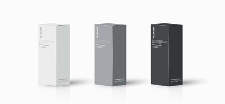Box, packaging template for product vector design illustration.のイラスト素材