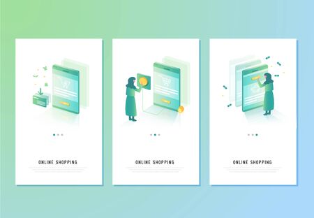 Effective template technology data, mining server farm room and smart digital devices such as phone ,computer, data, data processing vector illustration.のイラスト素材