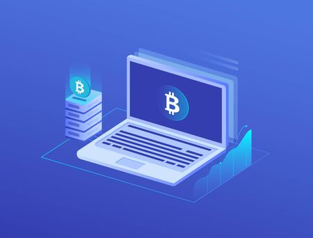 Effective template technology data, mining server farm room and smart digital devices such as phone ,computer, data, data processing vector illustration.のイラスト素材