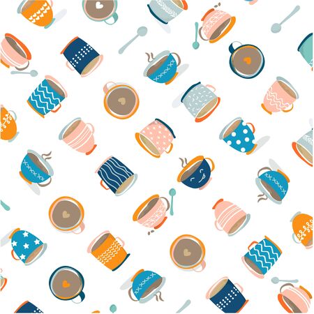 Coffee icons, design templates for coffee ads with retro ingredient plants and minimal designs, social media stories for shop and house.のイラスト素材