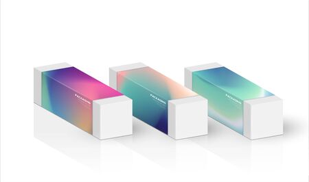 Box, packaging template for product vector design illustration.の写真素材
