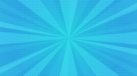 Retro pop art comic background lightning blast halftone dots. Cartoon or book vector illustration designのイラスト素材