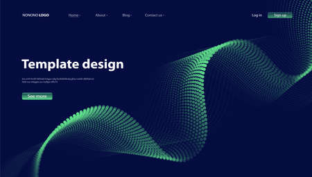 Abstract background modern design. Landing Page. Template for websites or apps.Vector. - Vectorのイラスト素材