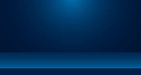 Blue empty room studio used for background and display of content design. banner for advertise product on website. vector Illustration design.のイラスト素材