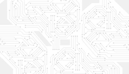 High-tech technology background. Circuit board vector design.のイラスト素材