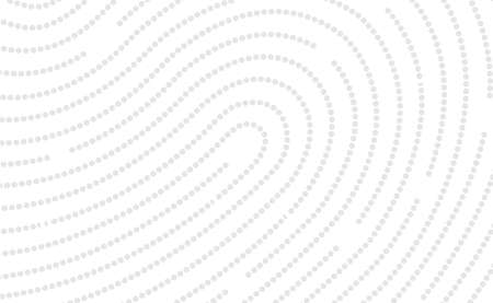Fingerprint icon design for app and finger print flat scan. Vector design on white background.のイラスト素材