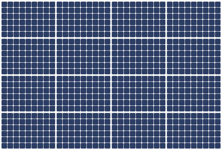 Solar panels and wind turbines or alternative sources of energy. Ecological sustainable energy supply. Vector illustration.のイラスト素材