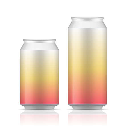 White can vector visual, ideal for beer, lager, alcohol, soft drinks, soda, fizzy pop, lemonade, cola, energy drink, juice, water etc. Drawn with mesh tool. Fully adjustable & scalable.のイラスト素材