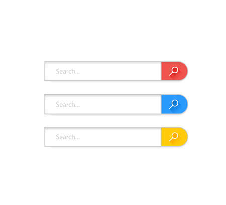Search bar vector template for internet searching design.のイラスト素材