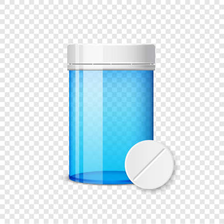 Pill bottle vector designのイラスト素材