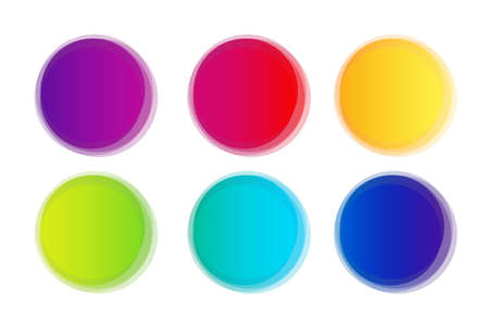 Modern round or circles abstract banners overlay. Graphic banners concept vector design.のイラスト素材