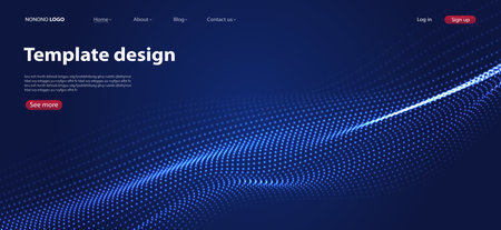 Color gradient design. Abstract geometric with liquid shapes and line for posters or web page template. Design illustration.のイラスト素材