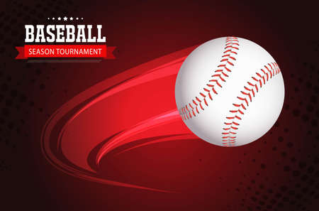 Baseball tournament, modern sports vector design.のイラスト素材