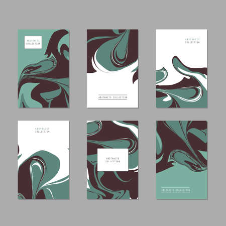 Artistic covers or poster design. Creative colours backgrounds vector design.のイラスト素材