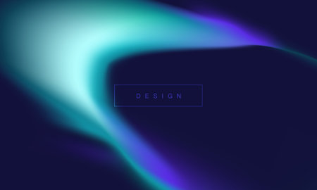 Trendy gradient background, colourful abstract liquid shape design template. wallpaper for poster, brochure, advertising, placard, Invitation card, music festival, night club. vector design.のイラスト素材