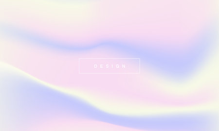 Pastel abstract gradient and  holographic backgrounds. soft tender pink, yellow, purple and gradients for app, web design, webpages, banners, greeting cards. vector design.のイラスト素材
