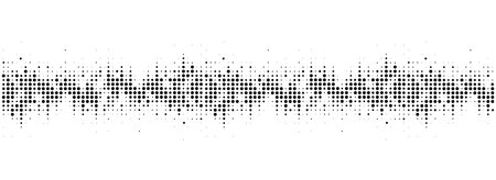 Dots on white background concept of technology, science, music, modern, website, frames social networks. pop art pattern in comic style. monochrome dot texture. Vector design.のイラスト素材